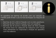 INFORMATIVO BAINHA 60mm a 120mm